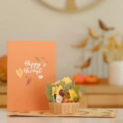 Lovepop Thanksgiving 11/27|Harvest Basket Pop-Up Card