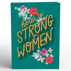 Lovepop Greeting Cards|International Women'S Day 3/8|Here's to Strong Women Pop-Up Card