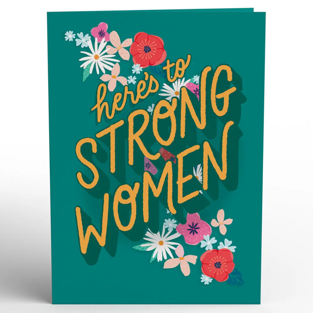 Lovepop Greeting Cards|International Women'S Day 3/8|Here's to Strong Women Pop-Up Card