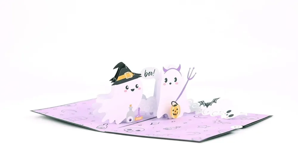 Lovepop Halloween 10/31|Hey Boo' Ghosts Pop-Up Card