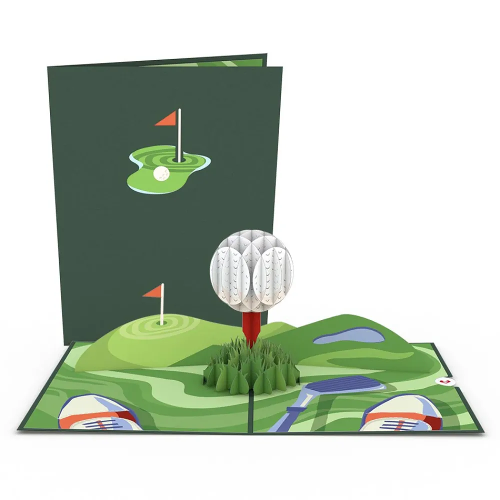 Lovepop Greeting Cards|Birthday|Hole in One Pop-Up Card