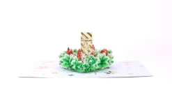 Lovepop Greeting Cards|Christmas 12/25|Holiday Candle Pop-Up Card