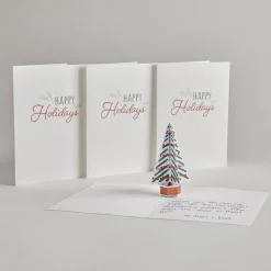 Lovepop Notecards|Christmas 12/25|Holiday Tree Notecards (Assorted 4-Pack)