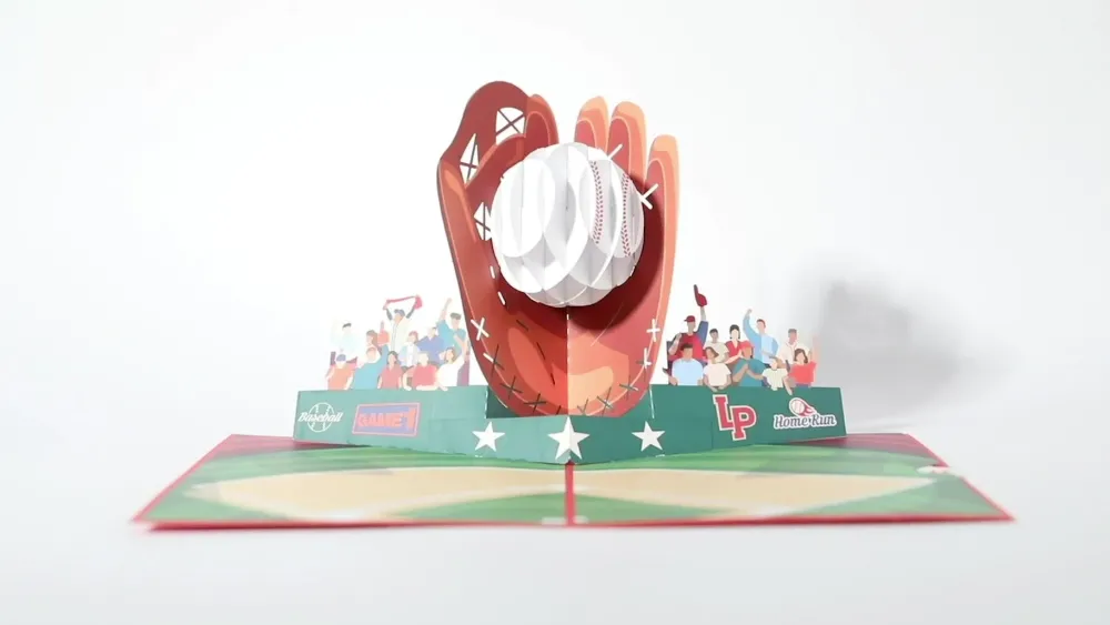 Lovepop Greeting Cards|Birthday|Home Run Pop-Up Card