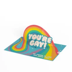 Lovepop Greeting Cards|Lgbtq+|Hooray, You're Gay! Pop-Up Card