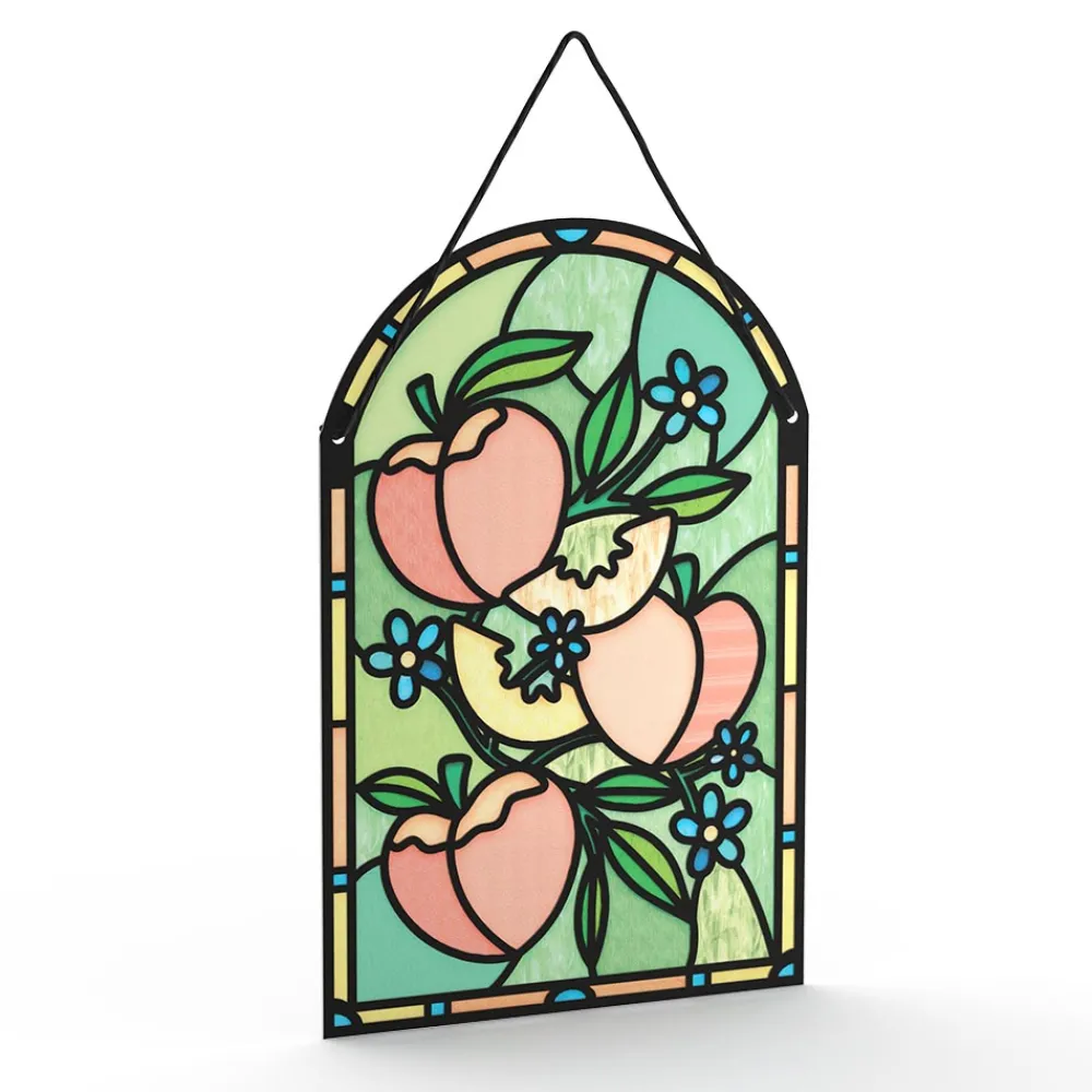 Lovepop Pop-Up Bouquets|Card & Gift Bundles|Hope Your Birthday is Peachy Suncatcher Card & Pop-Up Bouquet Bundle