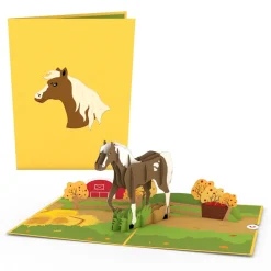 Lovepop Greeting Cards|Birthday|Horse Pop-Up Card