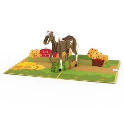 Lovepop Greeting Cards|Birthday|Horse Pop-Up Card
