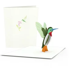 Lovepop Notecards|Get Well|Hummingbird Notecards (4-Pack)