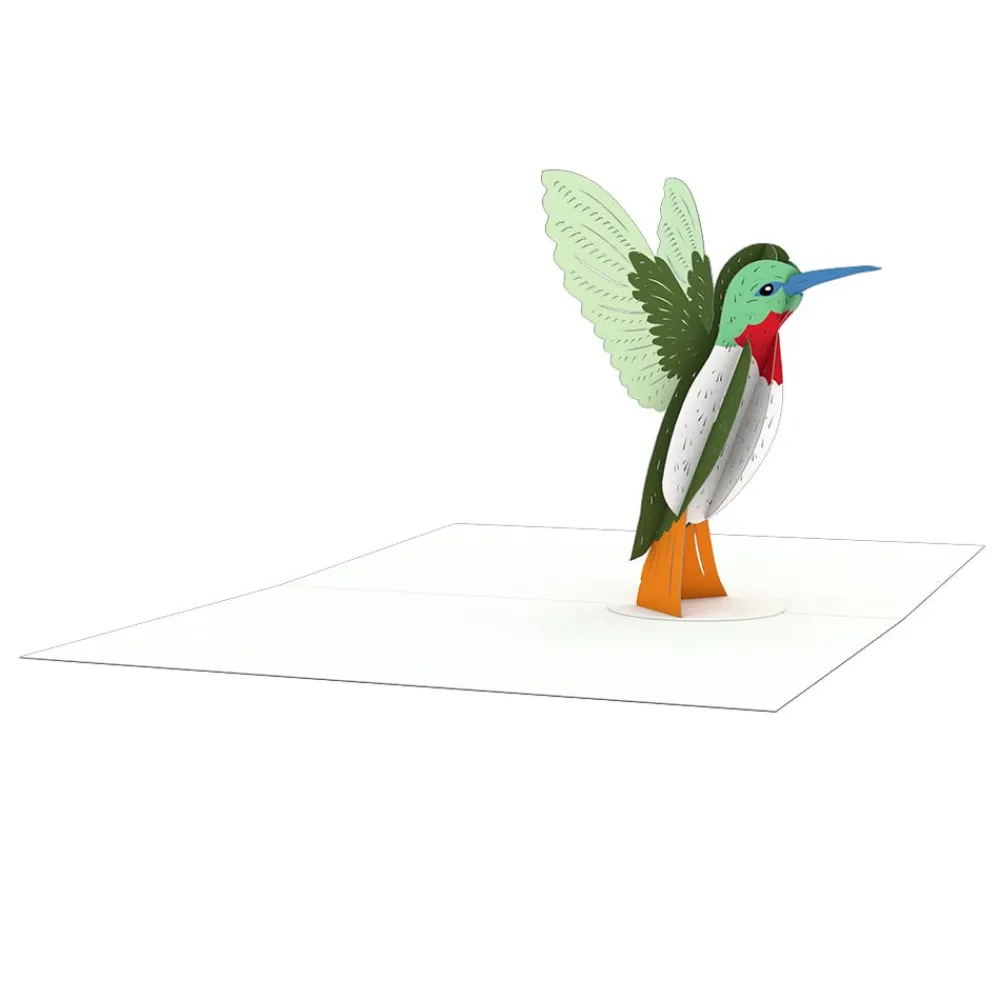 Lovepop Notecards|Get Well|Hummingbird Notecards (4-Pack)
