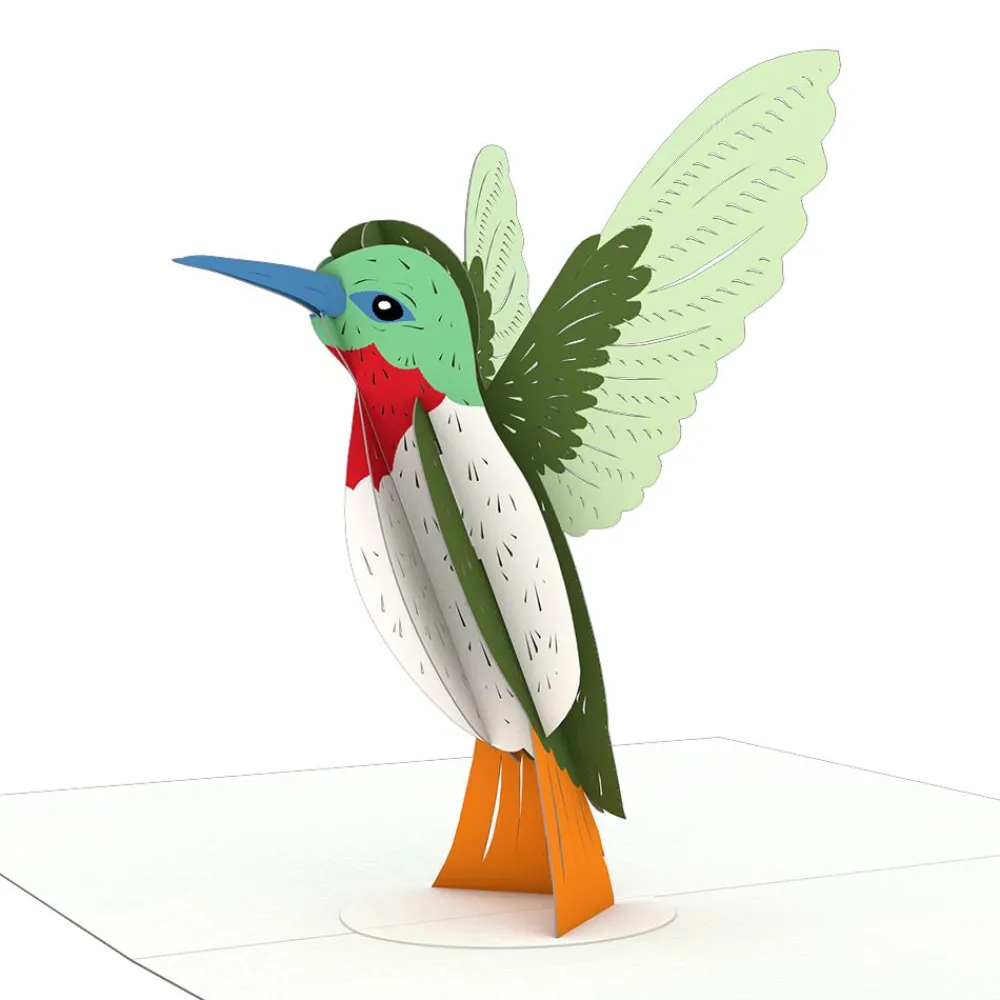 Lovepop Notecards|Get Well|Hummingbird Notecards (4-Pack)