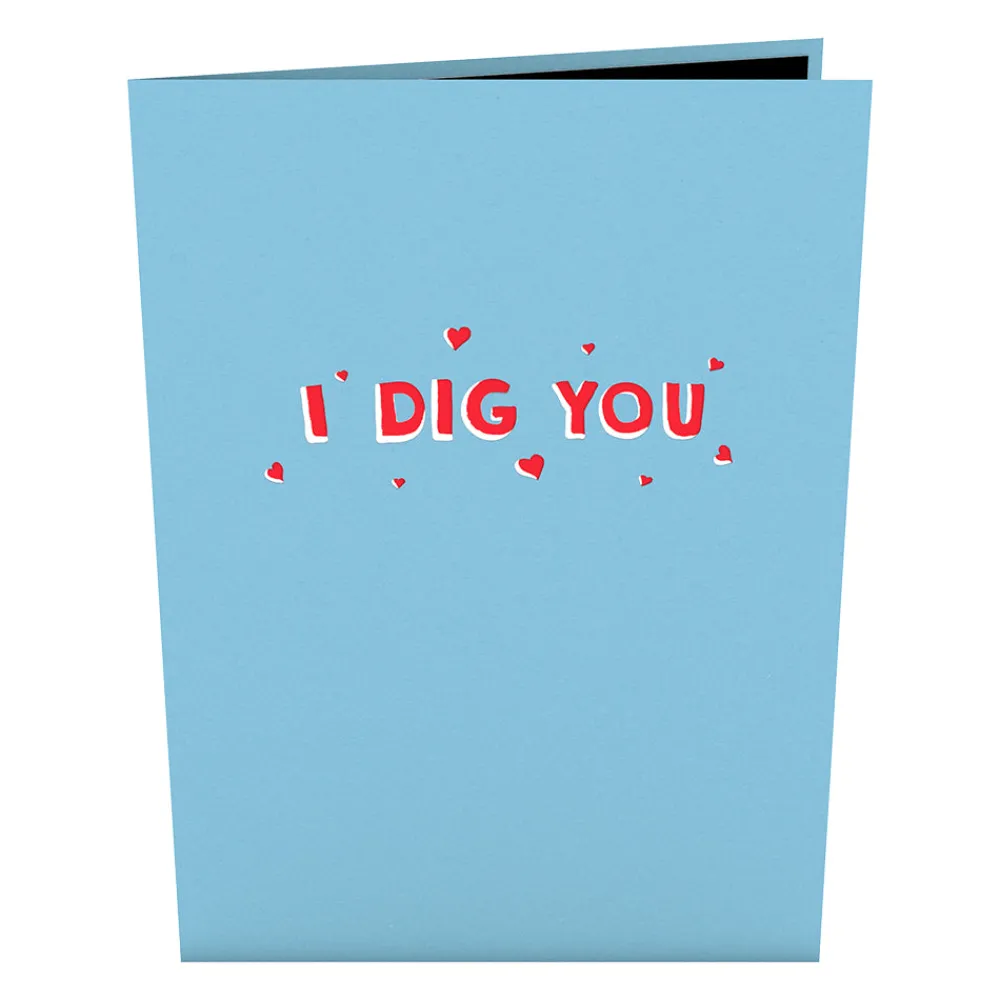 Lovepop Greeting Cards|Anniversary|I Dig You Pop-Up Card