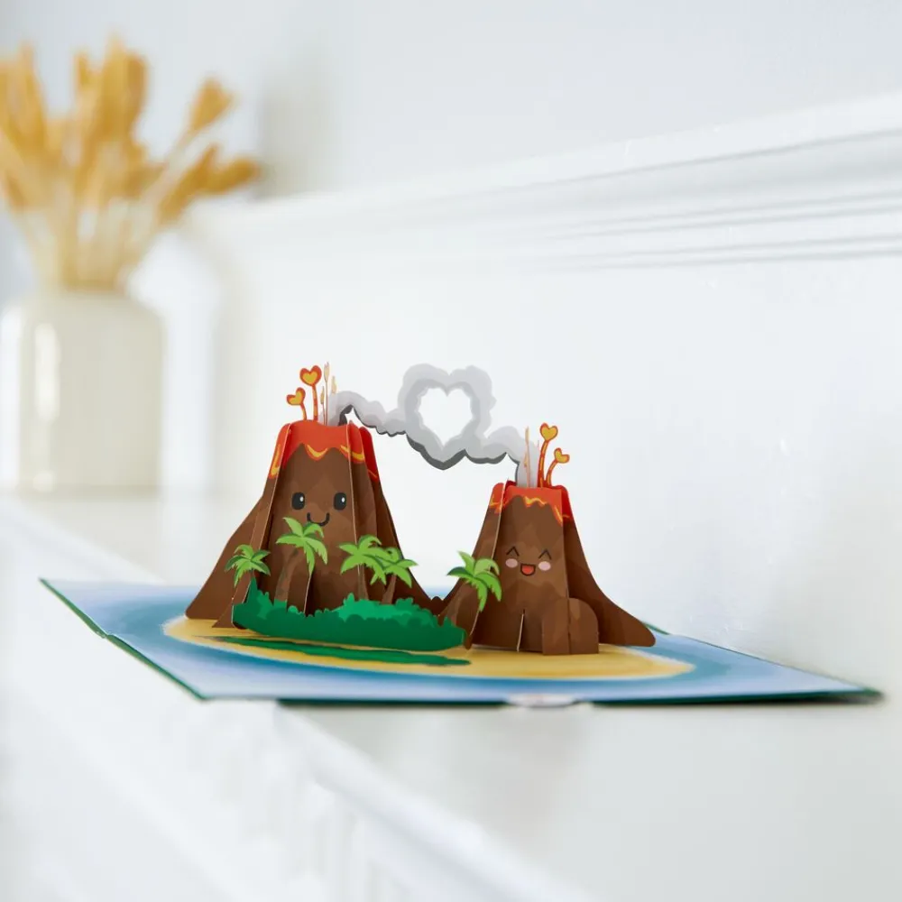Lovepop Pop-Up Bouquets|Card & Gift Bundles|I Lava You Pop-Up Card & Red Rose Bouquet Bundle