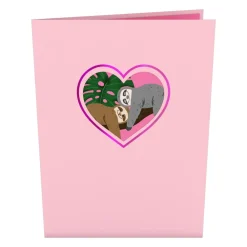 Lovepop Valentine'S Day 2/14|I Love You Sloths Pop-Up Card