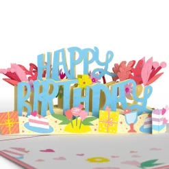 Lovepop Greeting Cards|Birthday|It's Time to Celebrate Birthday Pop-Up Card