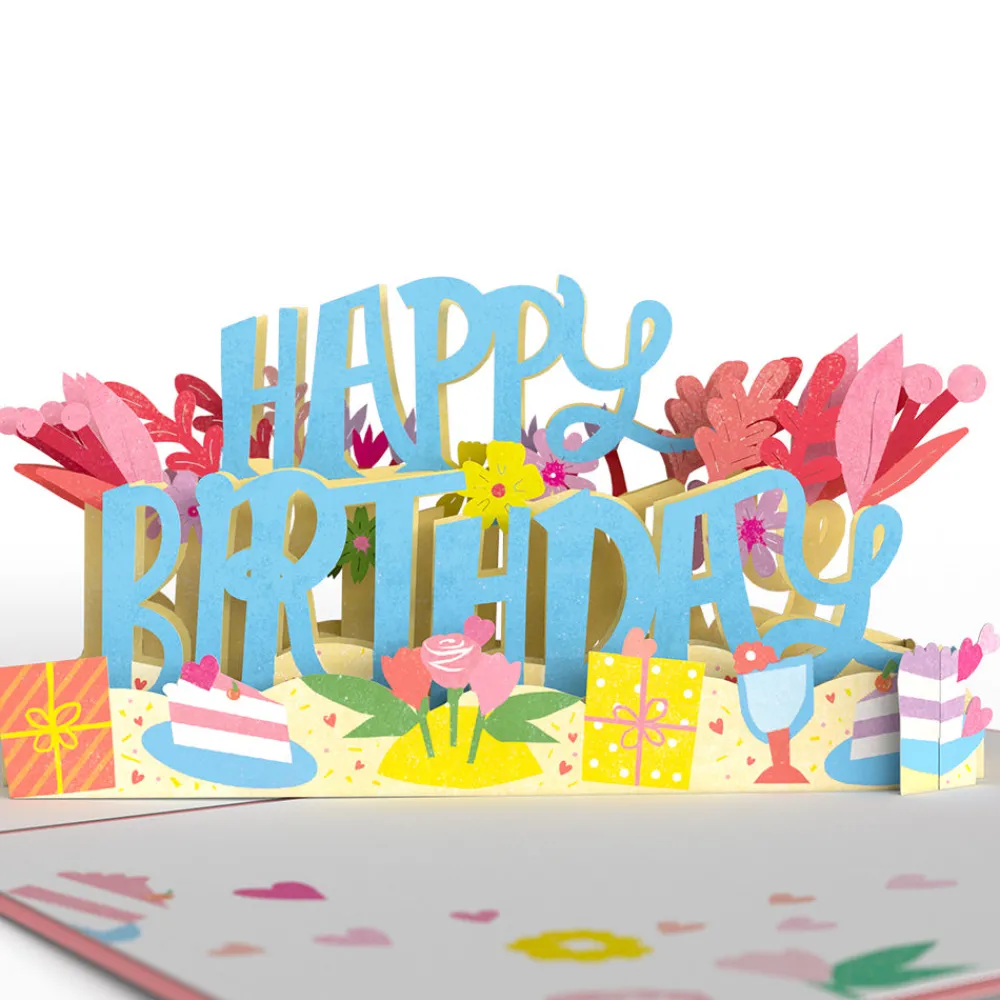 Lovepop Greeting Cards|Birthday|It's Time to Celebrate Birthday Pop-Up Card