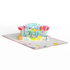 Lovepop Greeting Cards|Birthday|It's Time to Celebrate Birthday Pop-Up Card