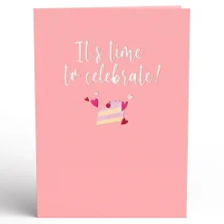 Lovepop Greeting Cards|Birthday|It's Time to Celebrate Birthday Pop-Up Card