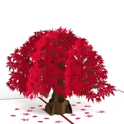 Lovepop Greeting Cards|Anniversary|Japanese Maple Pop-Up Card