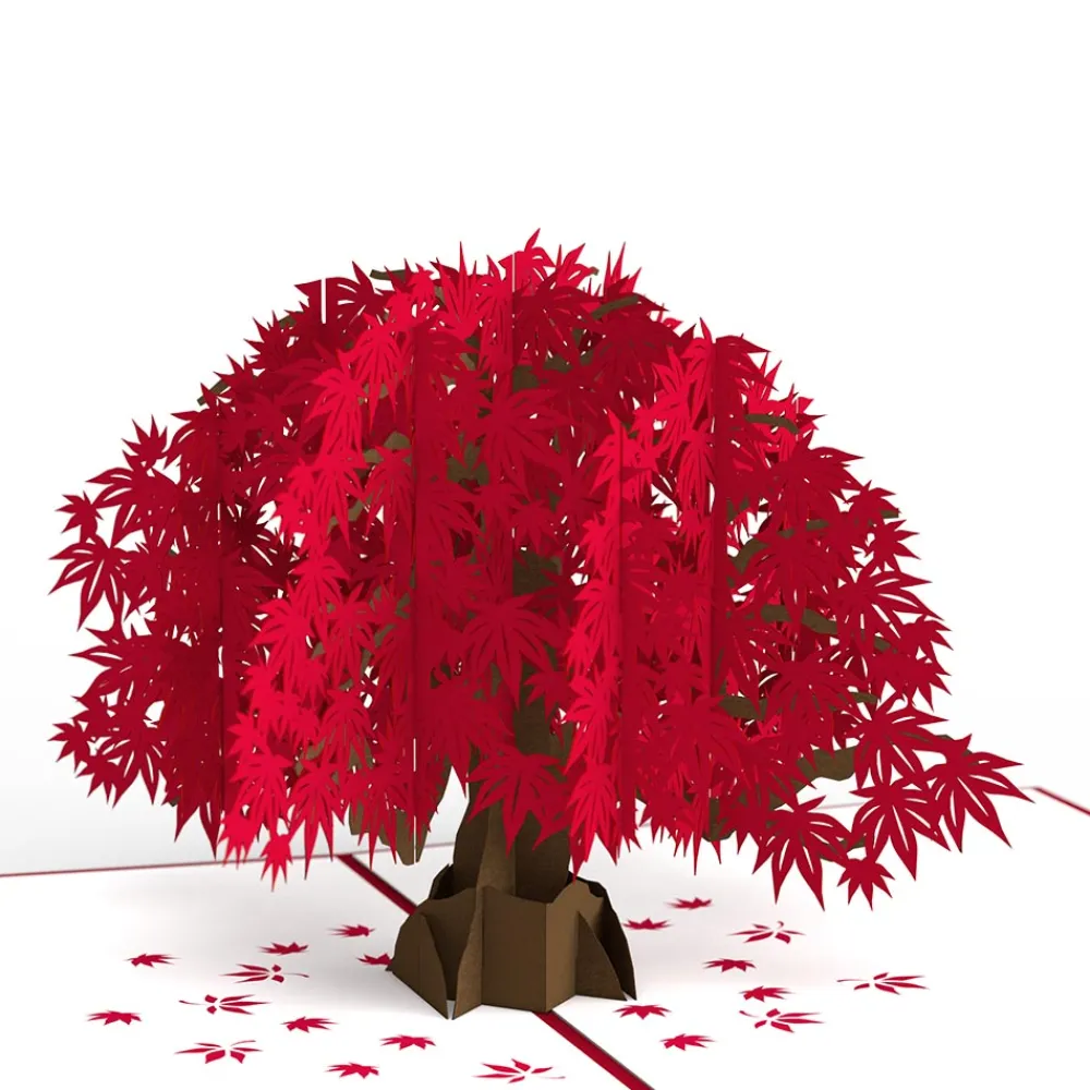 Lovepop Greeting Cards|Anniversary|Japanese Maple Pop-Up Card