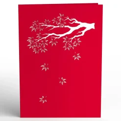 Lovepop Greeting Cards|Anniversary|Japanese Maple Pop-Up Card