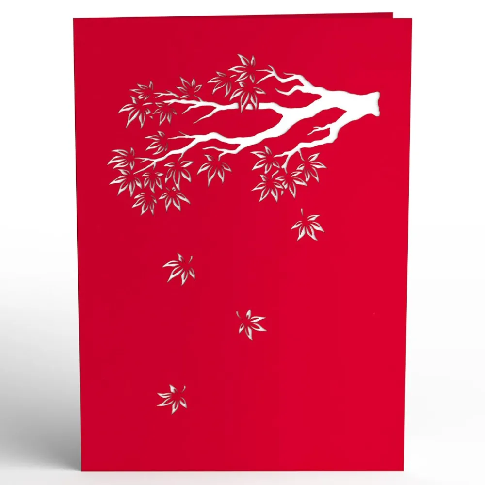 Lovepop Greeting Cards|Anniversary|Japanese Maple Pop-Up Card