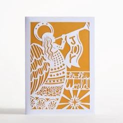Lovepop Christmas 12/25|Joy to the World Angel: Moments™ Card