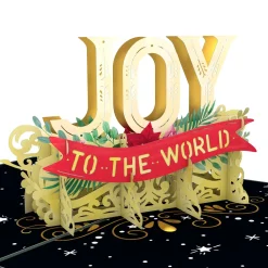 Lovepop Christmas 12/25|Joy to the World Pop-Up Card