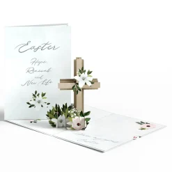 Lovepop Greeting Cards|Religious|Joyous Easter Cross Pop-Up Card