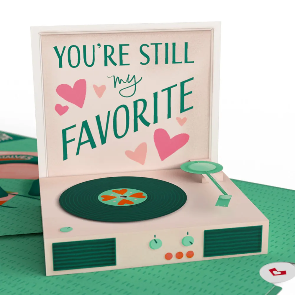 Lovepop Greeting Cards|Anniversary|Just for the Record Anniversary Pop-Up Card