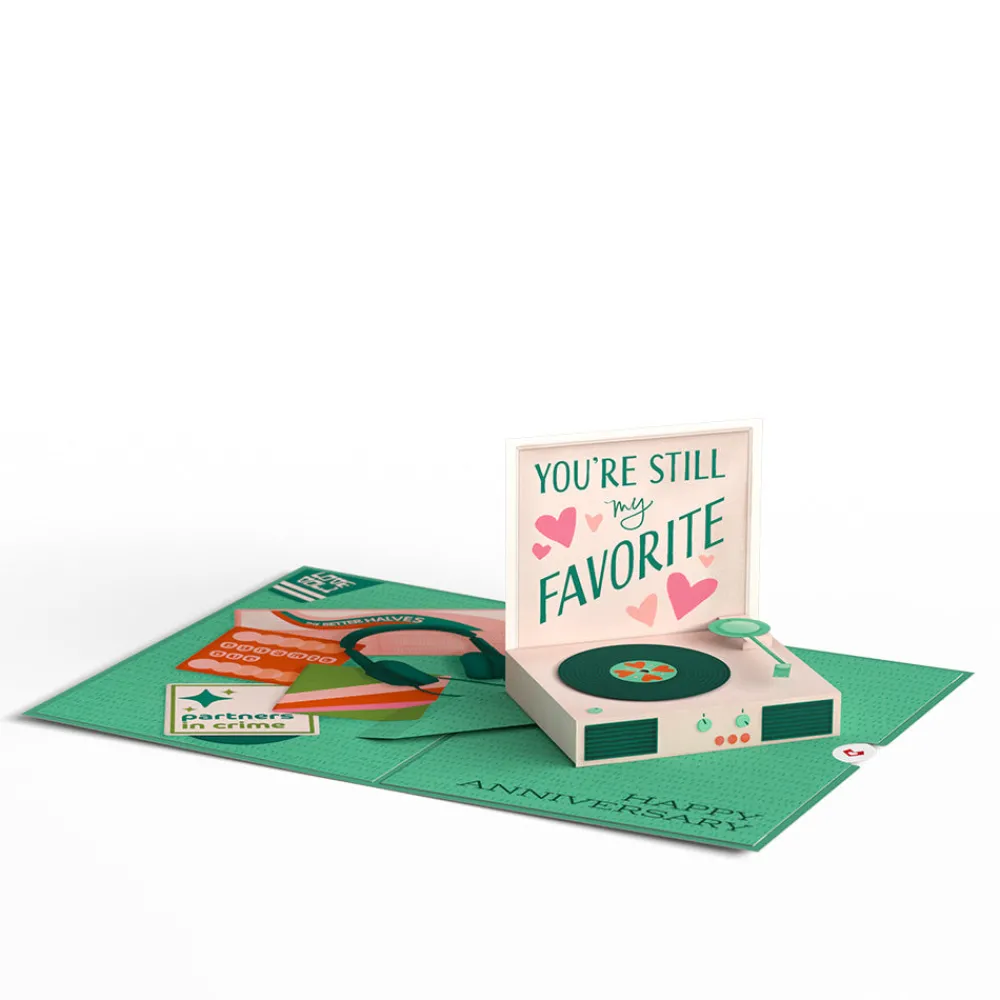 Lovepop Greeting Cards|Anniversary|Just for the Record Anniversary Pop-Up Card