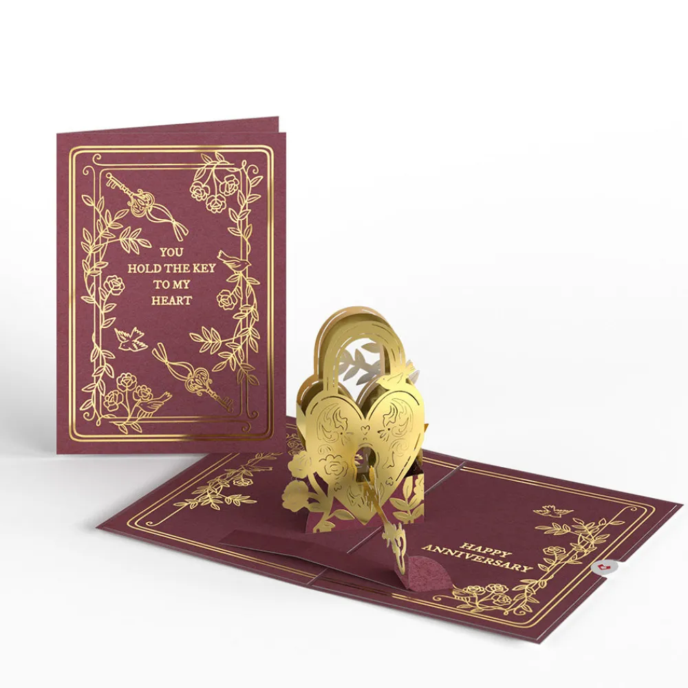 Lovepop Greeting Cards|Anniversary|Key To My Heart Anniversary Pop-Up Card