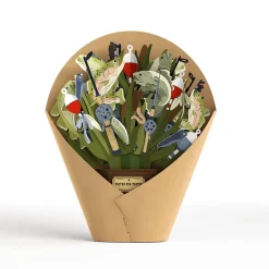 Lovepop Card & Gift Bundles|Decor|Kick-Bass Dad Father's Day Pop-Up Card & Bouquet Bundle