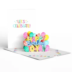 Lovepop Greeting Cards|Birthday|Let's Celebrate Birthday Pop-Up Card