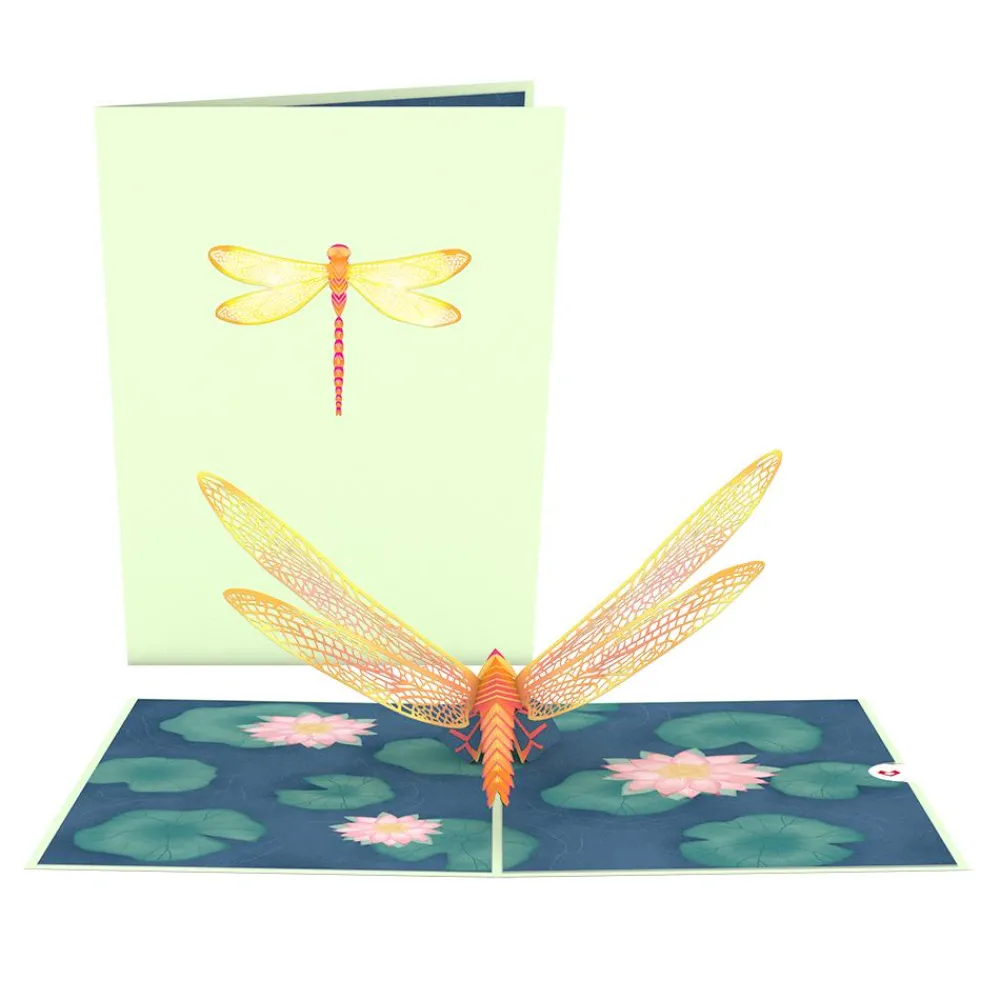 Lovepop Pop-Up Bouquets|Card & Gift Bundles|Lotus & Dragonfly Bundle