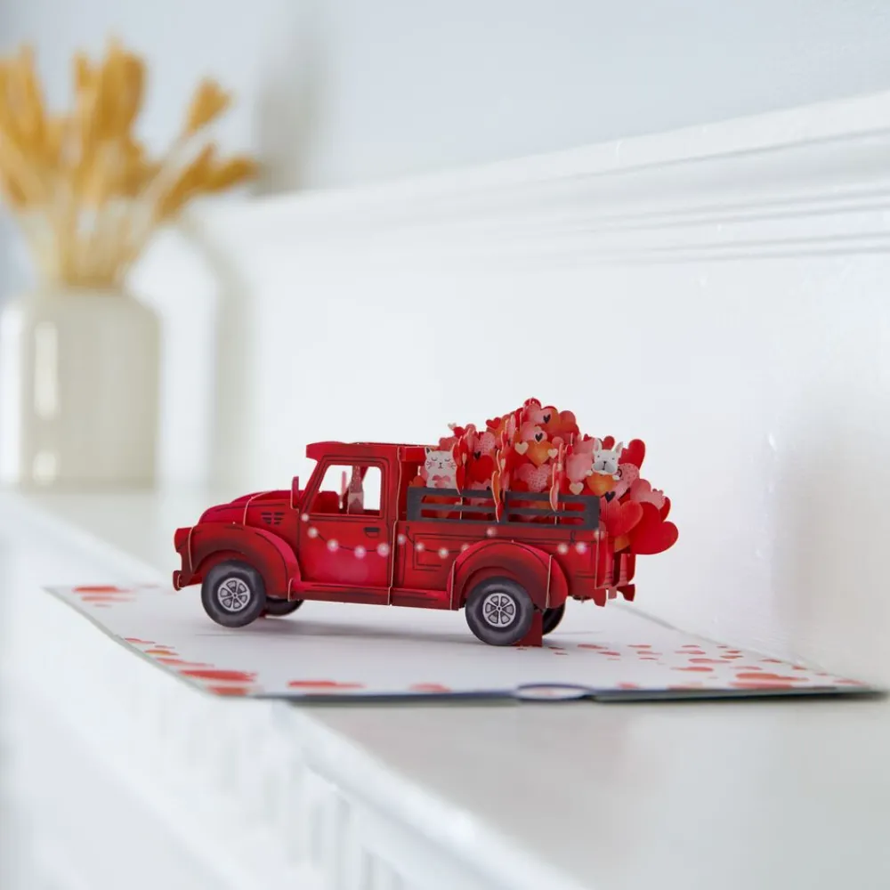 Lovepop Valentine'S Day 2/14|Kids|Love Delivery Truck Pop-Up Card