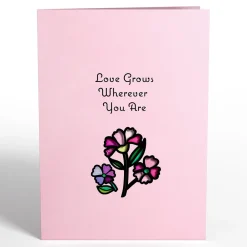 Lovepop Suncatcher Cards|Valentine'S Day 2/14|Love Grows Heart Suncatcher Card