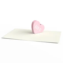 Lovepop Notecards|Valentine'S Day 2/14|Love Hearts Notecards (Assorted 4-Pack)