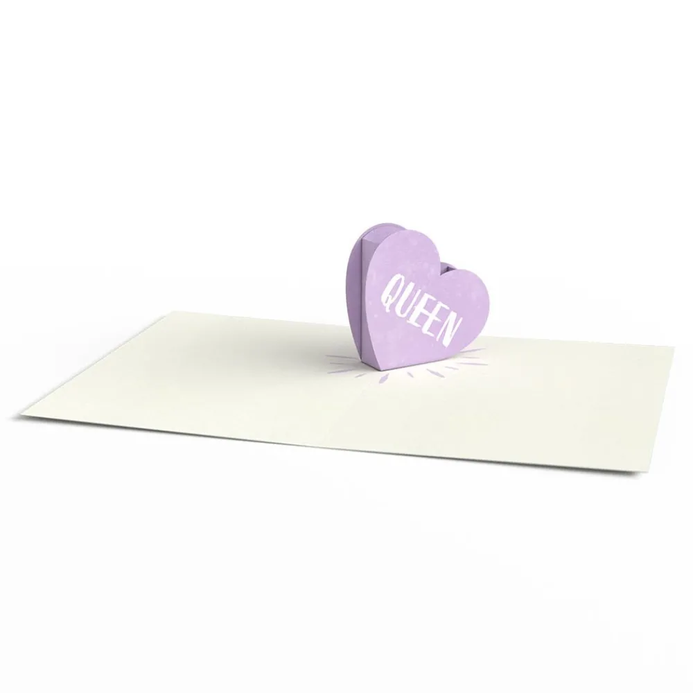 Lovepop Notecards|Valentine'S Day 2/14|Love Hearts Notecards (Assorted 4-Pack)