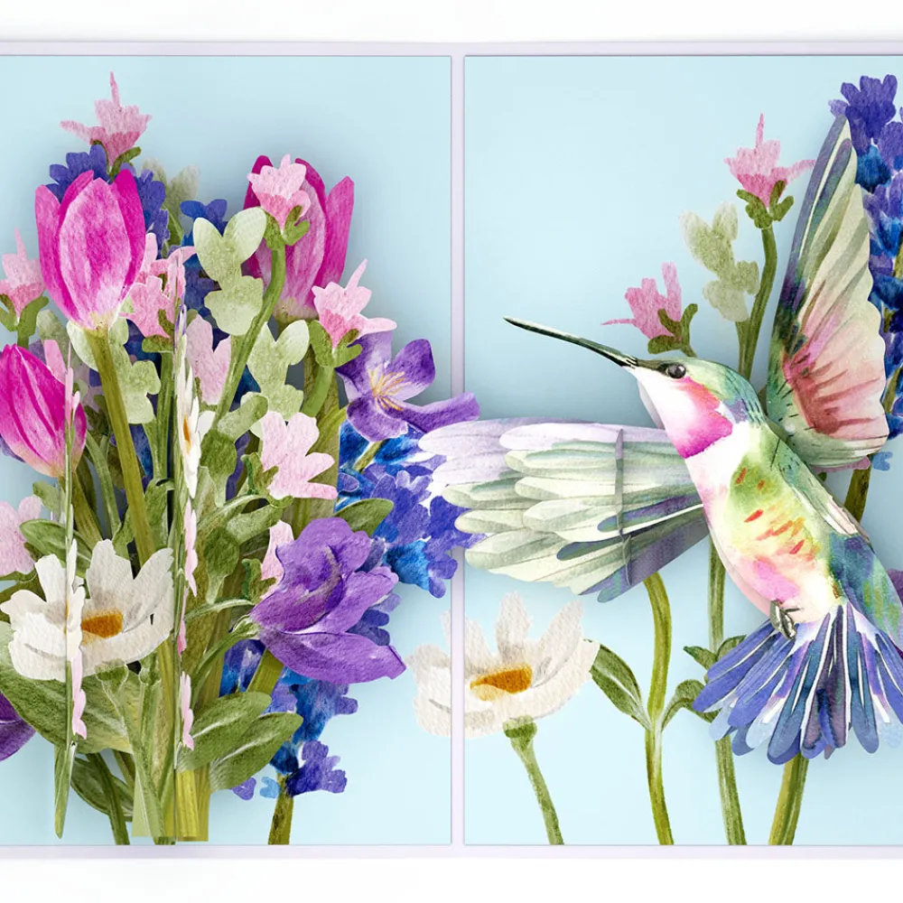 Lovepop Greeting Cards|Valentine'S Day 2/14|Love in Bloom Hummingbird Pop-Up Card