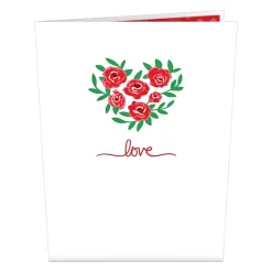 Lovepop Greeting Cards|Anniversary|Love Rose Arrangement Pop-Up Card
