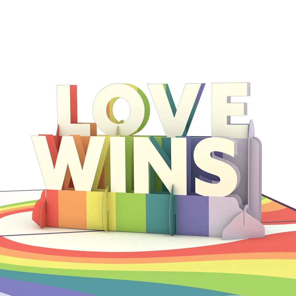 Lovepop Lgbtq+|Love Wins Pop-Up Card