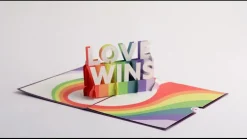 Lovepop Lgbtq+|Love Wins Pop-Up Card