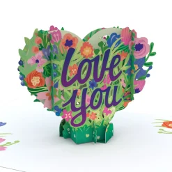 Lovepop Just Because|Valentine'S Day 2/14|Love You Flower Heart: Paperpop® Card