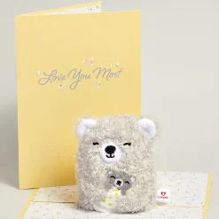 Lovepop Plushpop|Birthday|Love You Most' Mama Bear Plushpop Card