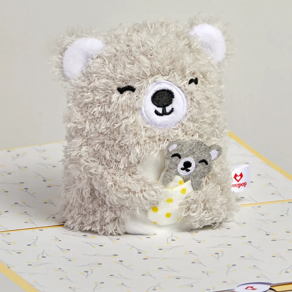 Lovepop Plushpop|Birthday|Love You Most' Mama Bear Plushpop Card