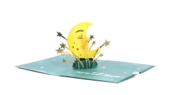 Lovepop Greeting Cards|Just Because|Love You to the Moon and Back Pop-Up Card