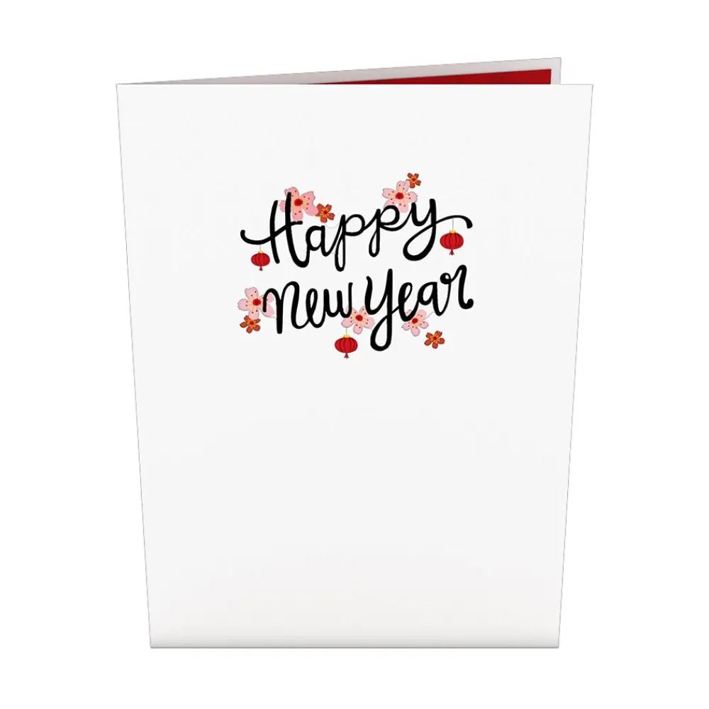 Lovepop Greeting Cards|Lunar New Year 1/29|Lunar New Year Cherry Blossom Pop-Up Card