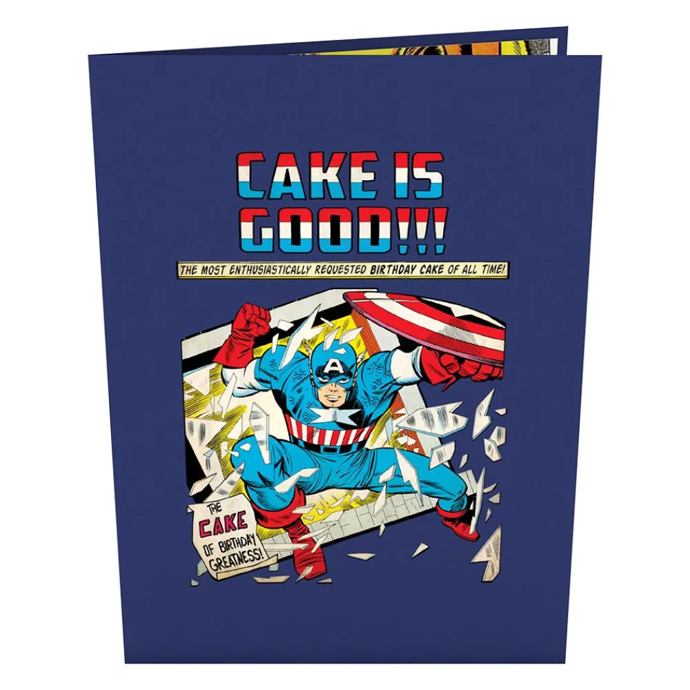 Lovepop Birthday|Kids|Marvel Comic Birthday Cake Pop-Up Card