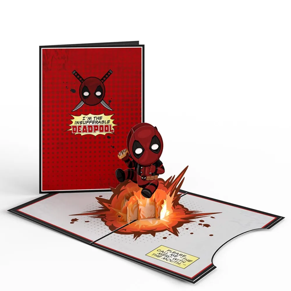 Lovepop Birthday|Him|Marvel Deadpool Birthday 4-in-1 Nesting Card